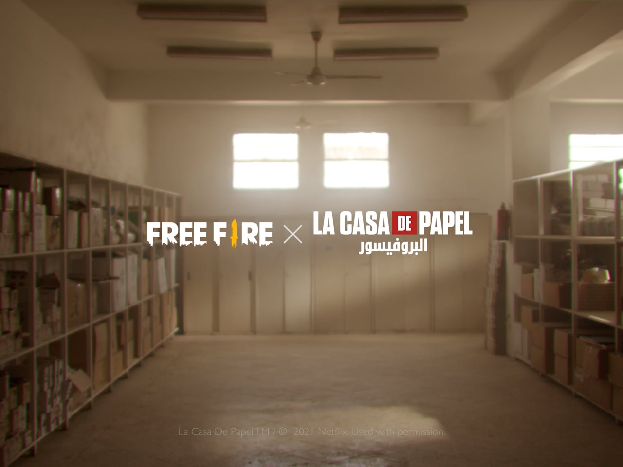 Free Fire × La Casa de Papel, teaser by Arttones